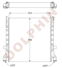 Cargar imagen en el visor de la galería, SCANIA Radiator - T112 T82 T92 T113 R82 R92 R112 R142 R113 G112 G142 G82 G92 G93 P113L P93 - 715 x 758 x 88 mm