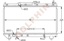 Load image into Gallery viewer, TOYOTA RADIATOR - 1.8 i 16V (1997-2000) 325 x 638 x 16 mm Radiator