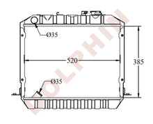 Load image into Gallery viewer, TOYOTA Radiator - PETROL - 500 x 398 x 32 mm Radiator