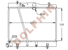 Load image into Gallery viewer, TOYOTA RADIATOR - 2.7 i 16V (2005-) 510 x 658 x 32 mm Radiator