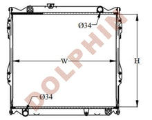 Load image into Gallery viewer, TOYOTA RADIATOR - 2.7 I 3.4 i (1995-2001) 572 x 638 x 24 mm Radiator