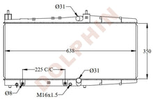 Load image into Gallery viewer, TOYOTA RADIATOR - (2002-2004) 350 x 638 x 16 mm Radiator
