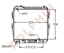 تحميل الصورة إلى عارض المعرض، TOYOTA Radiator - 1.3i 16V 1.0i 16V (2005-2011) 350 x 488 x 16 mm Radiator