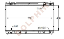Load image into Gallery viewer, Toyota Radiator Year 2001-