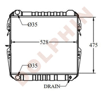 Load image into Gallery viewer, TOYOTA Radiator - 2.4 D (2015-) 550 x 646 x 16 mm Radiator