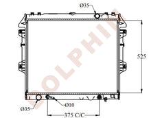 Load image into Gallery viewer, TOYOTA RADIATOR - HILUX 4 (2005-) 525 x 646 x 26 mm Radiator