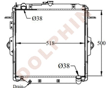 Load image into Gallery viewer, TOYOTA RADIATOR - LAND CURISER - 500 x 518 x 40 mm Radiator