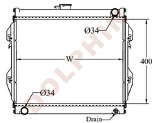 Cargar imagen en el visor de la galería, TOYOTA RADIATOR - PICKUP (1989-1997) 400 x 527 x 30 mm Radiator