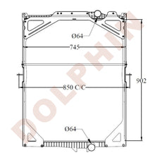 Load image into Gallery viewer, VOLVO Radiator - FH12 340/380HP, FM10 300/320/340/360/380HP, FM7 250/290HP - 902 x 745 x 54 mm