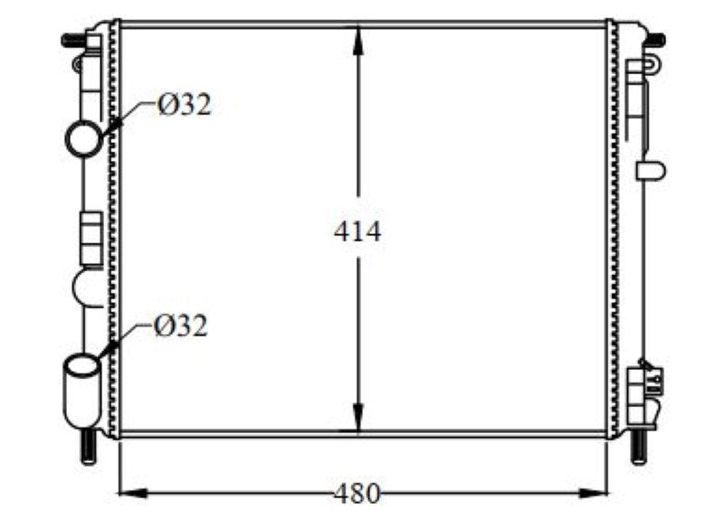 NISSAN Radiator, Year 19972010 Dolphin Catalogue