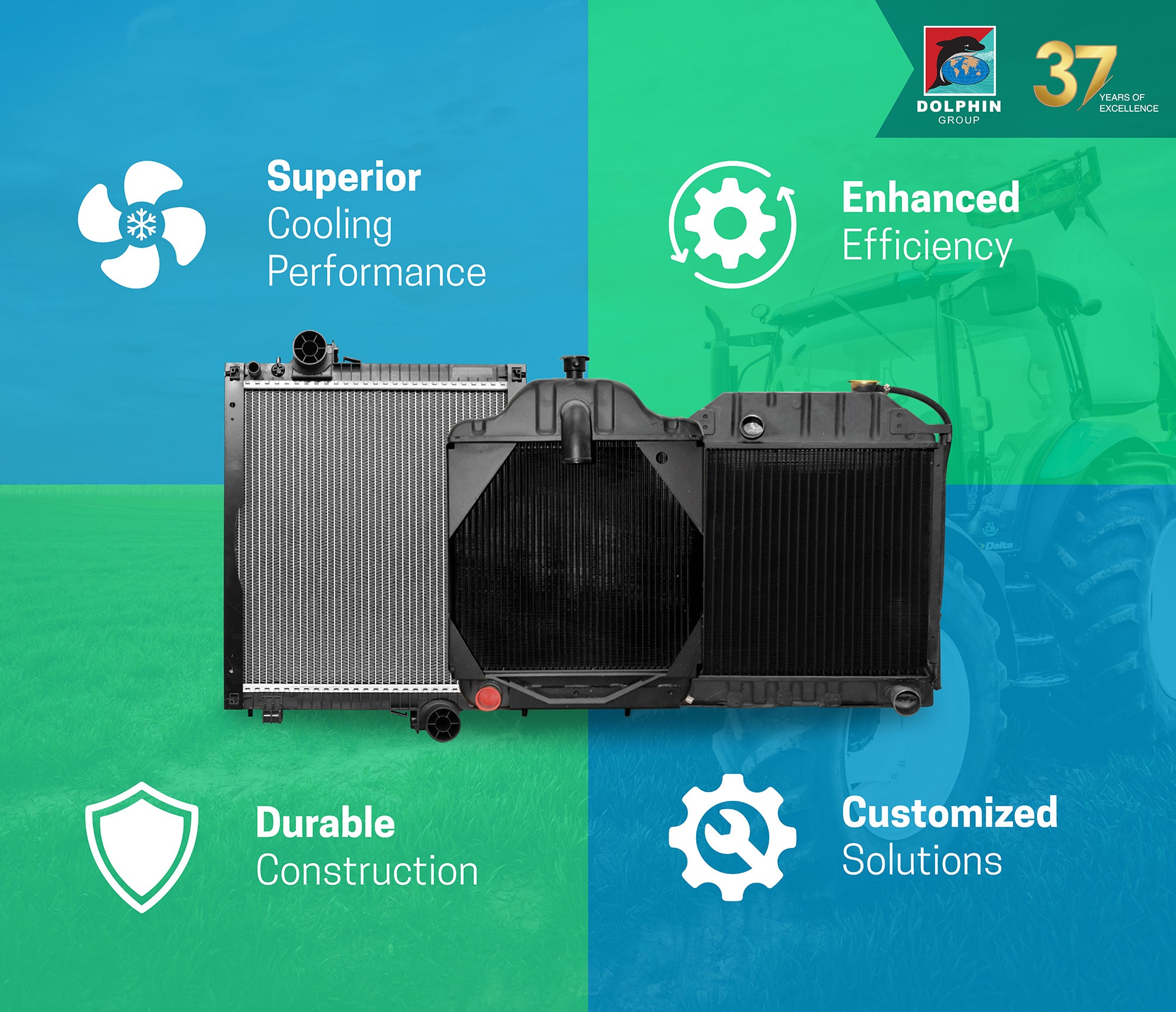 Idustrial Radiator Industrial Radiators Riyadh | Aftermarket Radiators Riyadh | Dolphin ...