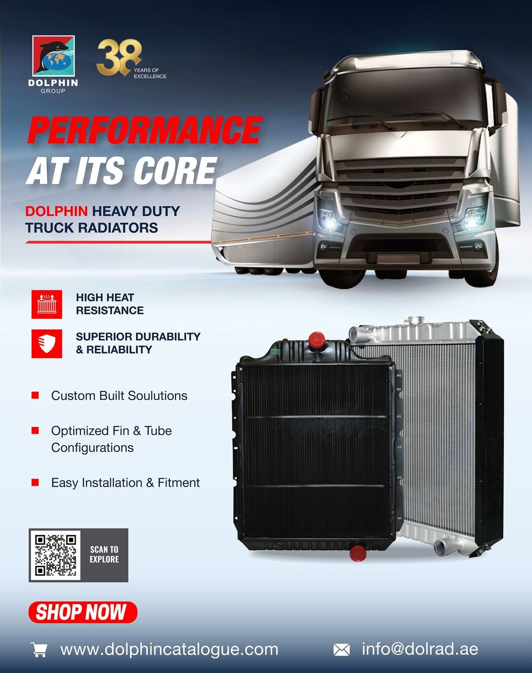 Truck Radiators KSA | Aftermarket Radiators | Dolphin Catalogue