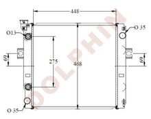Load image into Gallery viewer, CATERPILLAR Radiator - Caterpillar 8A Nissan, MCFA, Mitsubishi - 448 x 468 x 50 mm
