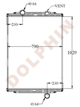 Load image into Gallery viewer, KENWORTH Radiator - T660, W900, T880 (2008-2015) 1029 x 790 x 48 mm
