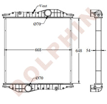 تحميل الصورة إلى عارض المعرض، MERCEDES Radiator - SECONI C W957 (1998-) 648 x 668 x 54 mm
