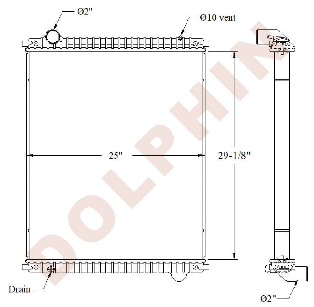 INTERNATIONAL Radiator - NAVISTAR, FORD, CF500, CF600, LCF & CITYSTAR ...