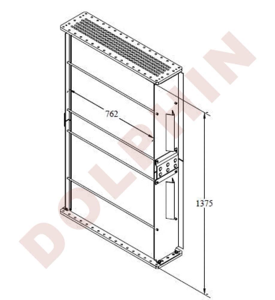 Core - LOCO CORE 6 Row Mechanical Bond Radiator Core - | Dolphin