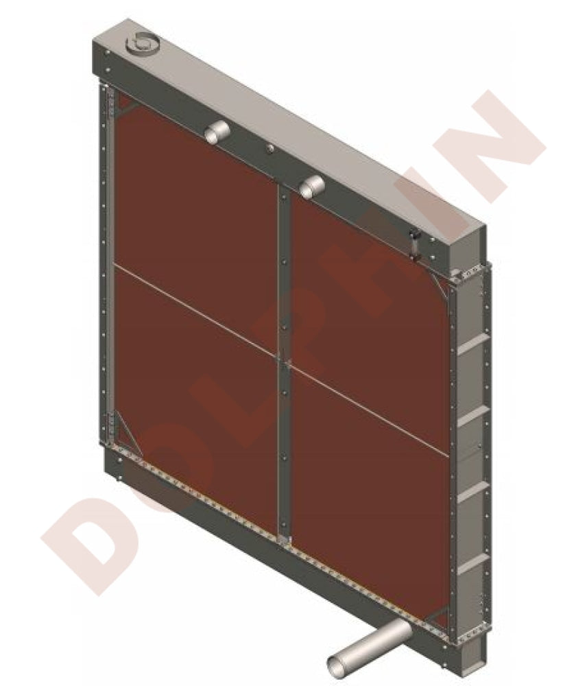 Cat 3512 Radiator Generator Radiator - CAT 3512 - Overall Size : 2476 x 2315 x 229mm mm ...