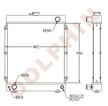 Load image into Gallery viewer, MULTIQUIP Radiator - LT6K 60 HZ Light Tower Generator - 386 x 402 x 48 mm
