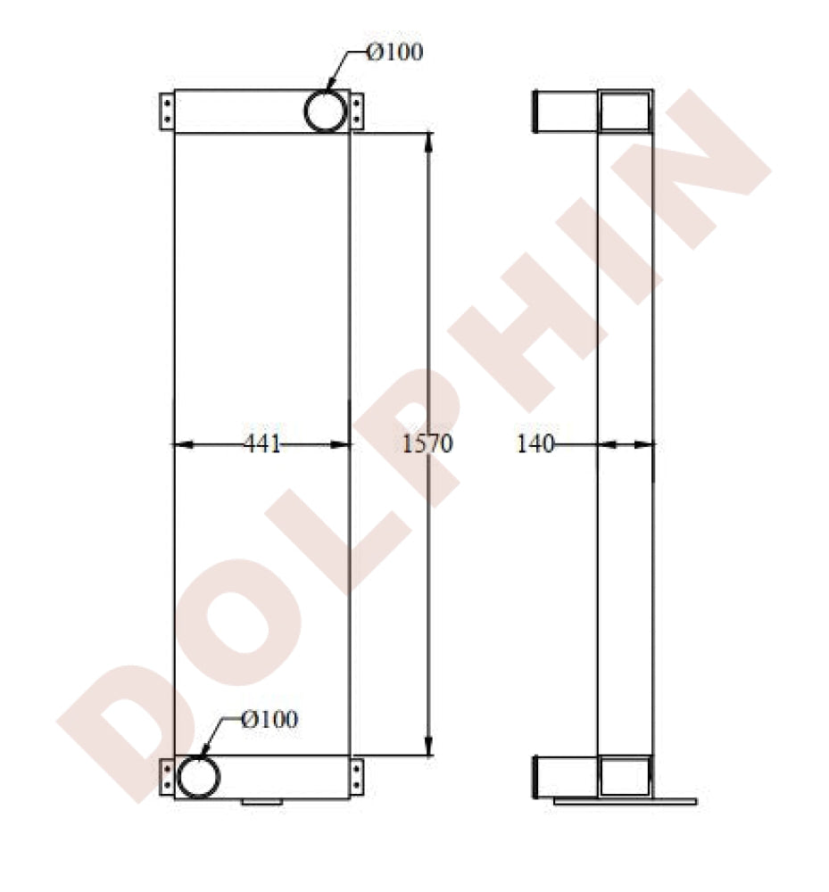 AFTER COOLER Charge Air Cooler - AFTER COOLER -