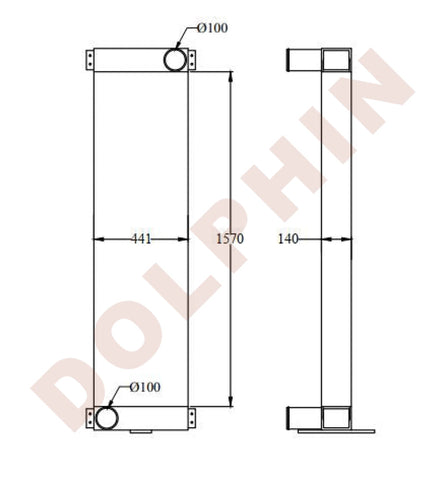 AFTER COOLER Charge Air Cooler - AFTER COOLER -