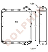 Cargar imagen en el visor de la galería, CASE Radiator - 575 x 561 x 101 mm Radiator

