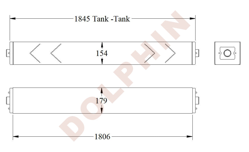 CATERPILLAR Radiator - CAT 777G - 1806 x 179 x 154 mm Radiator