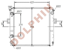 تحميل الصورة إلى عارض المعرض، CATERPILLAR Radiator - Caterpillar Mitsubishi - 475 x 554 x 48 mm - Radiator
