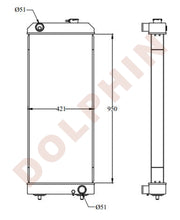 تحميل الصورة إلى عارض المعرض، CATERPILLAR Radiator950 x 421 x 82 mm Radiator
