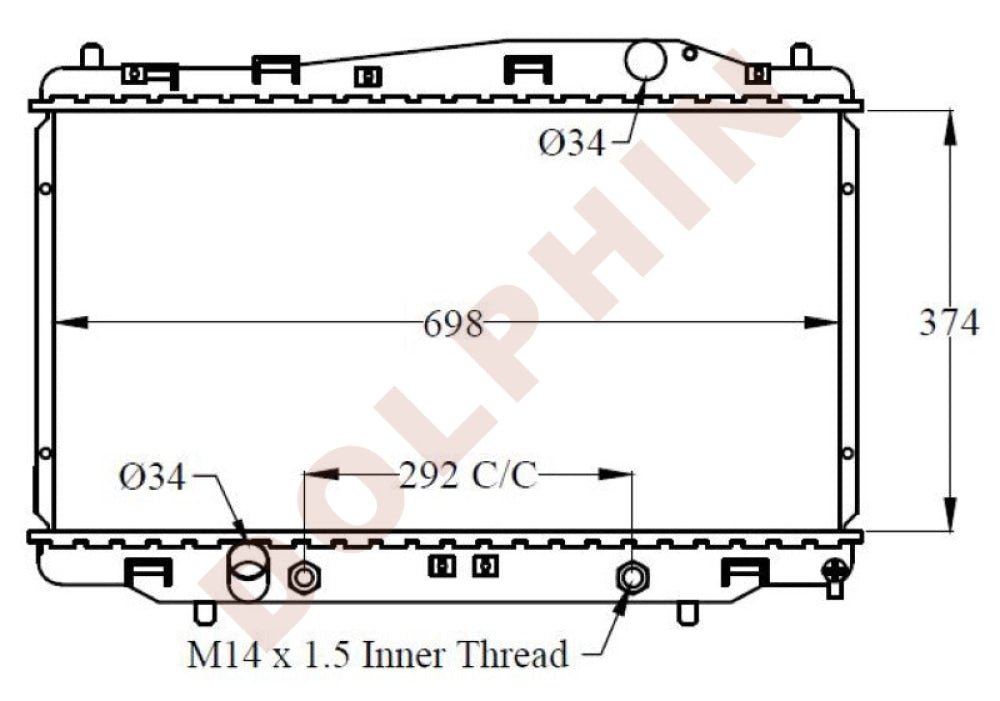 Chevrolet Radiator Year 2002-