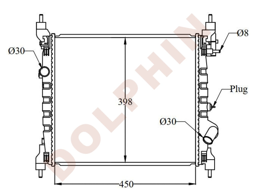 Chevrolet Radiator Year-2010