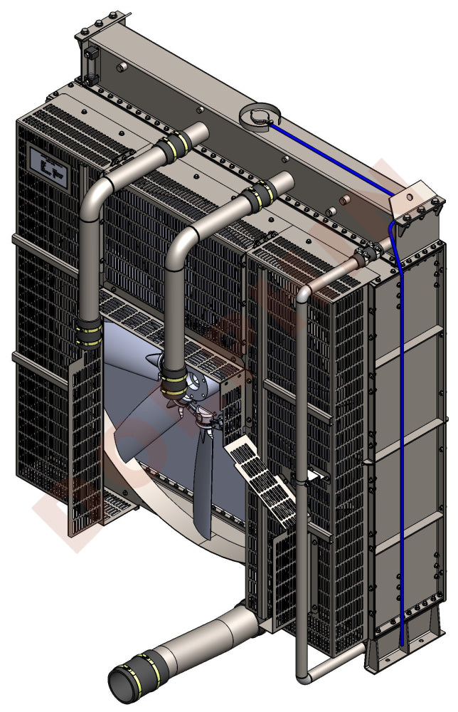 CUMMINS Radiator - KTA38-G14 1112kWm JW Radiator 1800rpm 60Hz SB Ambient 50°c, Radiator