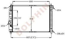 Cargar imagen en el visor de la galería, DAEWOO RADIATOR - 1.4i 16V 1.5i (2002-2008) 600 x 418 x 26 mm Radiator

