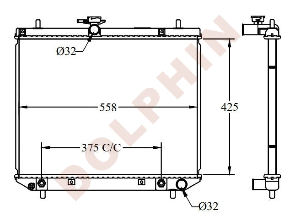 DAIHATSU Radiator, 2000- | Dolphin Catalogue