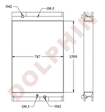 تحميل الصورة إلى عارض المعرض، EPIROC Oil Cooler - PV-271 PV-275 - 1500 x 787 x 140 mm - Oil Cooler
