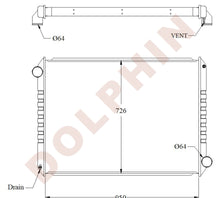Load image into Gallery viewer, FORD Radiator - L 8000 9000 A-AT9500 - L-LT9500 Series (1988-1998) 950 x 726 x 52 mm Radiator
