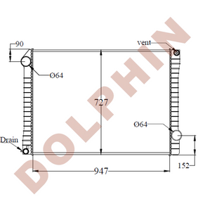 Ford Radiator Year 1988-1998