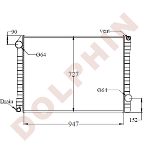 Ford Radiator, Year 1988-1998