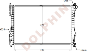 Ford Radiator Year 2011-2015