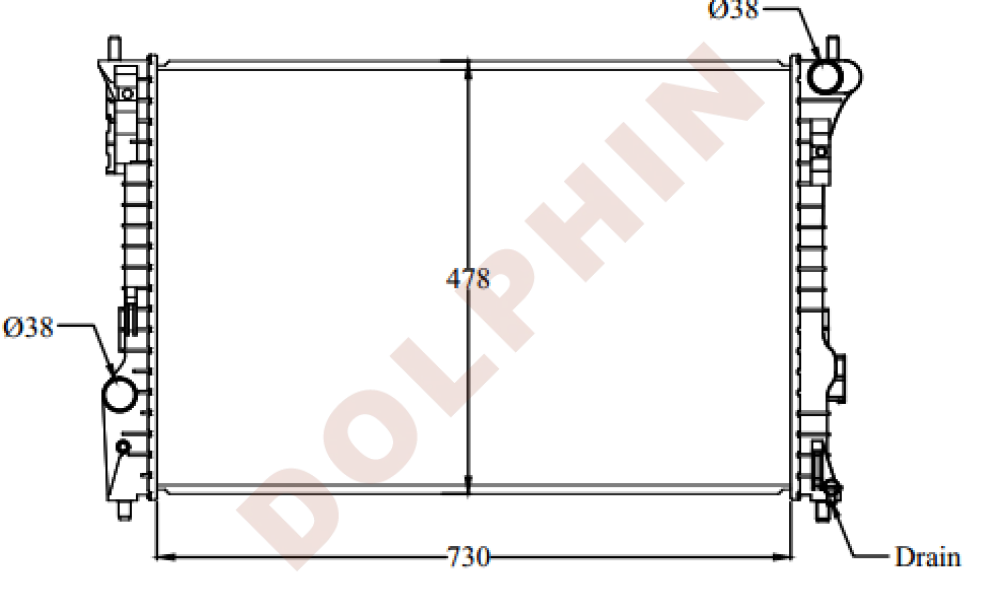 Ford Radiator Year 2011-2015