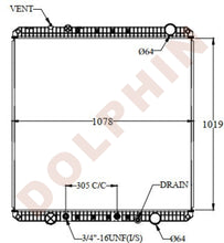 تحميل الصورة إلى عارض المعرض، FREIGHTLINER Radiator - W110 CORONADO (2008-2015) 1019 x 1078 x 54 mm Radiator
