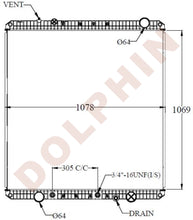 Cargar imagen en el visor de la galería, FREIGHTLINER Radiator - W115 Coronado (2013-) 1069 x 1078 x 54 mm Radiator
