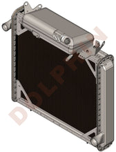 Load image into Gallery viewer, Freightliner Radiator Year 1990-2005 Copper Brass With Surge Tank / 4 Row 940 X 793 61 Mm
