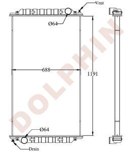 Freightliner Radiator Year 1998-2006