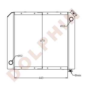 Generator Radiator For A97-520