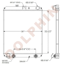 Load image into Gallery viewer, HINO Radiator - Hino 258 268 338 (2010-2019) 825 x 660 x 40 mm - Radiator
