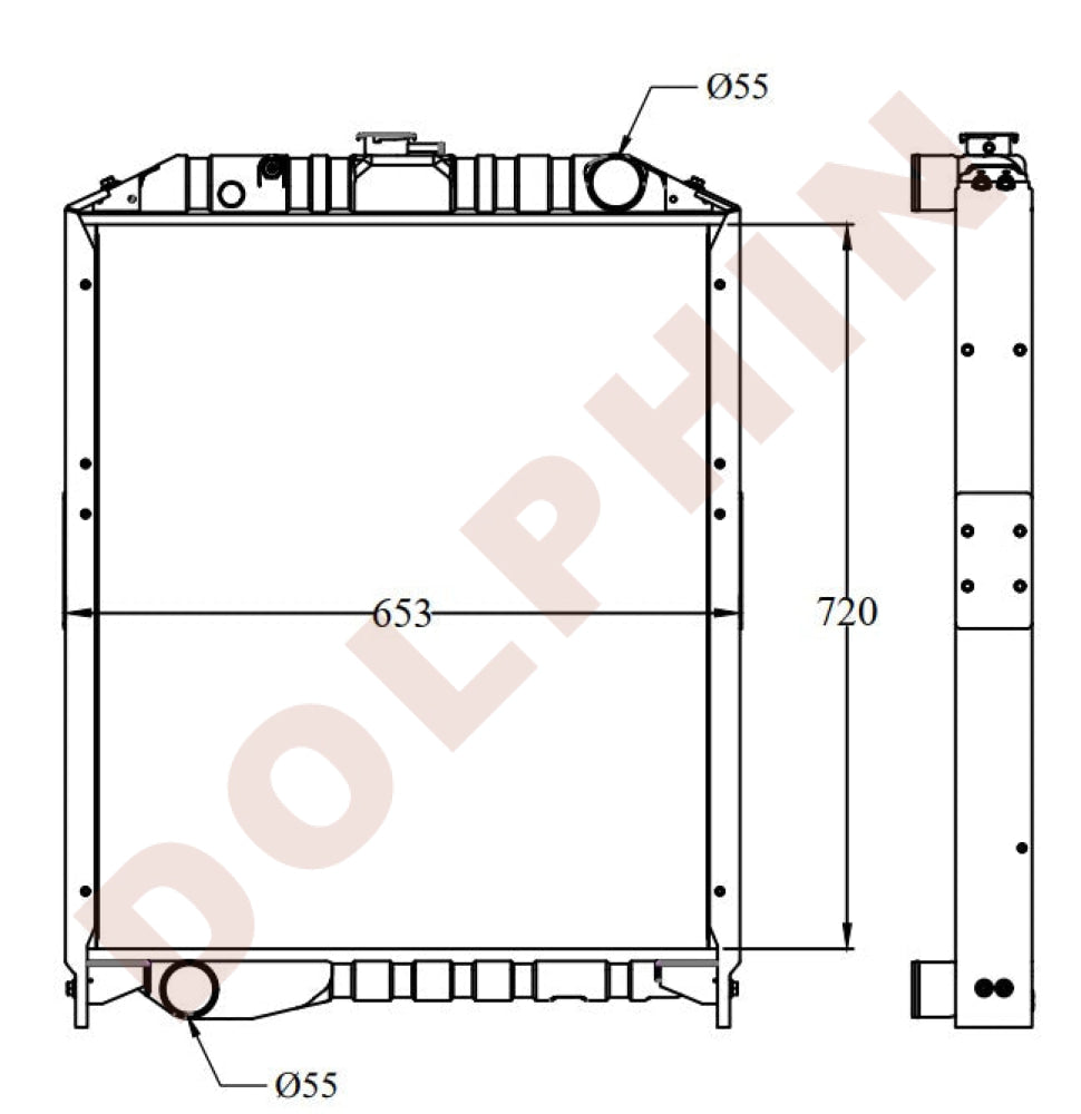 Hino Radiator Year 2003-