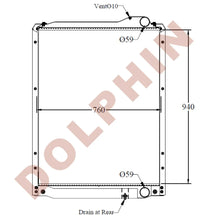 Load image into Gallery viewer, HINO Radiator940 x 760 x 48 mm Radiator
