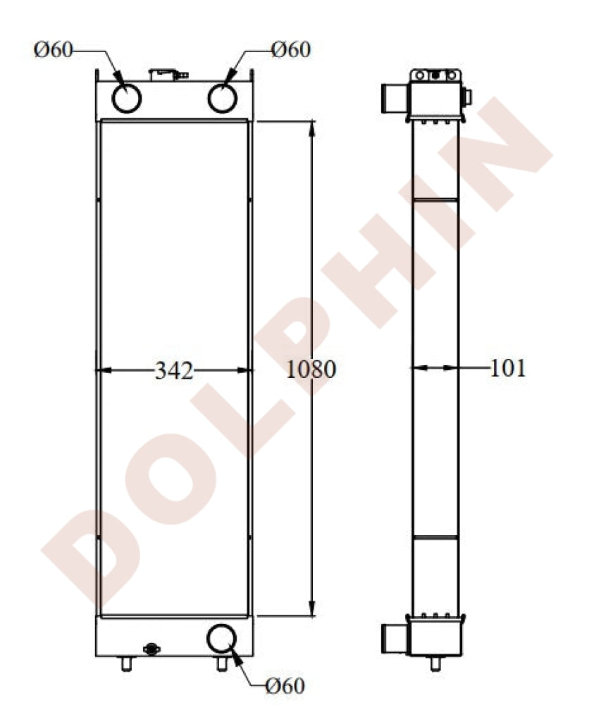 Hitachi Excavator Zx470-5 Radiator