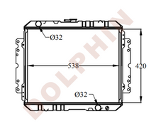 Cargar imagen en el visor de la galería, GMC Radiator - 730 (1977-1986) 720 x 483 x 60 mm Radiator
